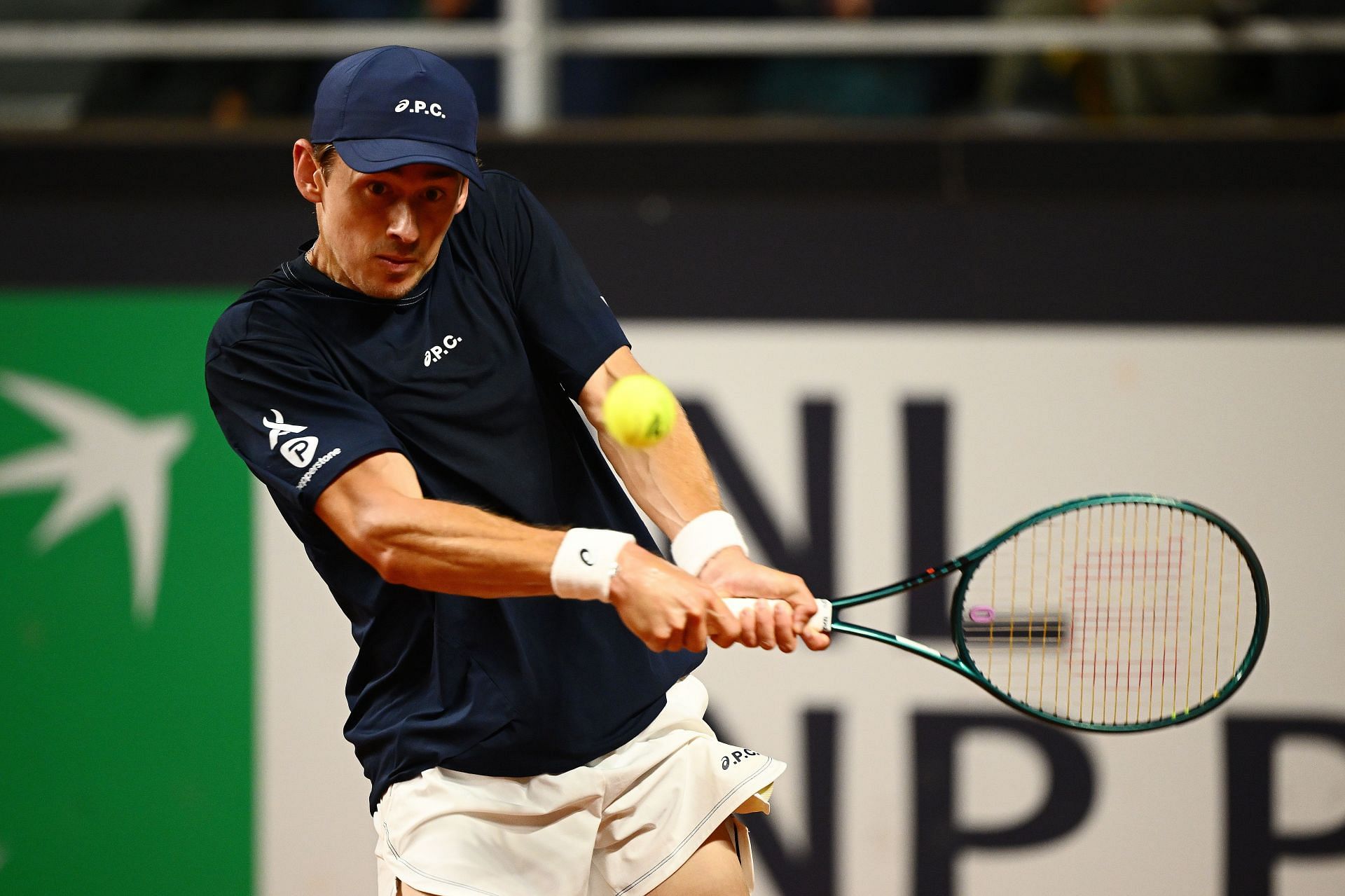 Alex de Minaur at the Italian Open 2025. (Photo: Getty)
